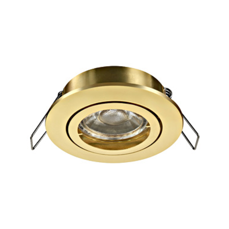 Tedo Pro 50W GU10 round brass IP20