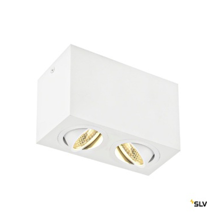 Triledo double, led indoor ceiling light, white, 3000k, 16w