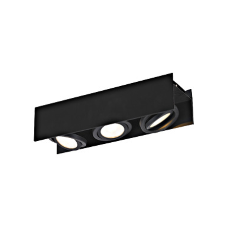 Vidago Pro / 3flg., DALI dimmable 3x9W 4000K black IP20