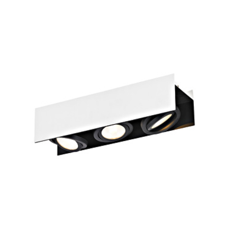 Vidago Pro / 3flg., DALI dimmable 3x9W 4000K white /black