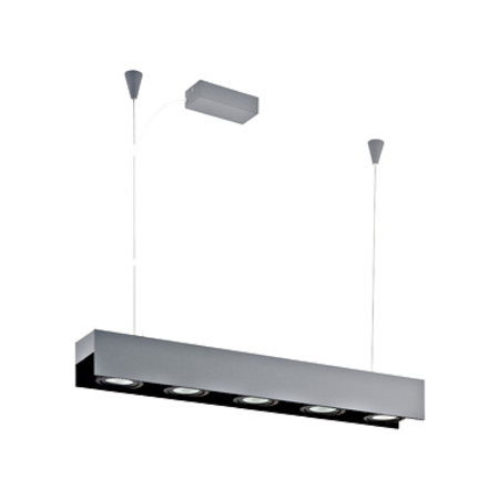 Vidago Pro DALI dimmable 5x9W 3000K silver /black IP20