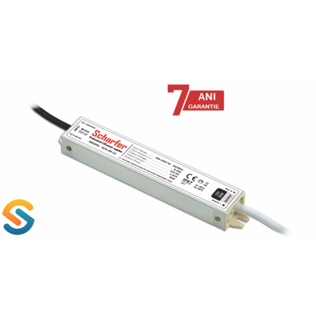 Sursa de alimentare pentru banda led- 20W 230AC/24VDC IP67 -garantie 7 ani