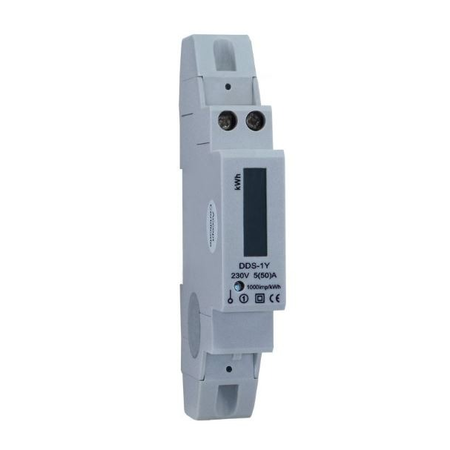 Contor electronic pe sina DDS-1Y 230v/32A - 1modul