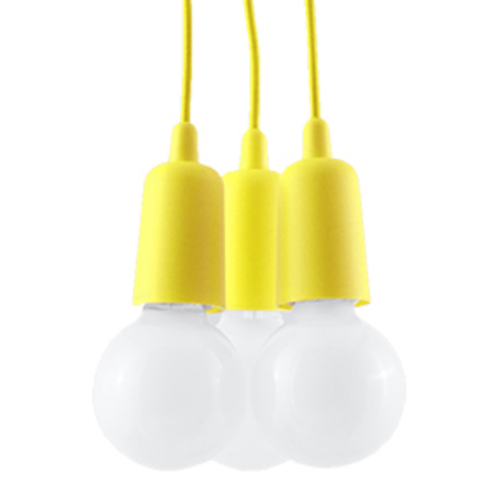 Lampa suspendata DIEGO 3 yellow