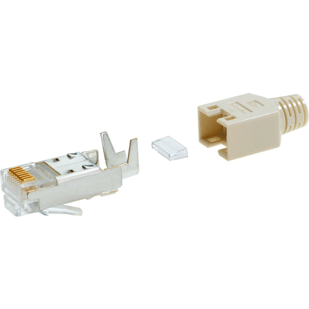 RJ 45 plug screened fawn Hirose (VE=50)