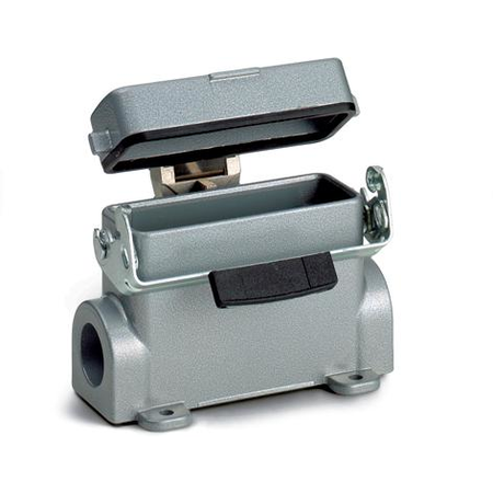 Conector industrial H-A 10 SDRL 16 ZW. BOX MOUNT BASE