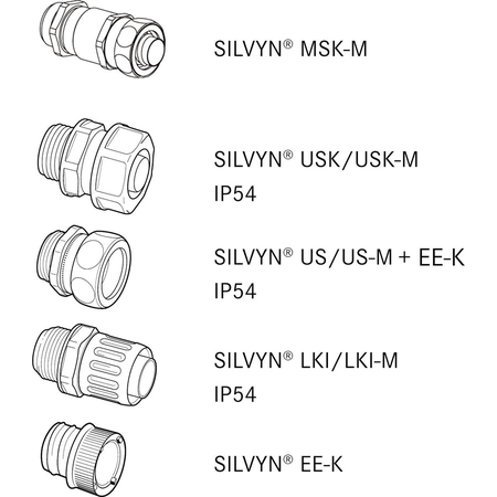 Tub superflexibil SILVYN FPS 29x36 25m GY