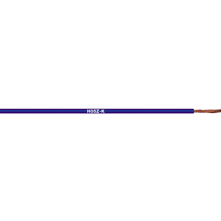 Conductor H05Z-K 90°C 1X0,75 RD