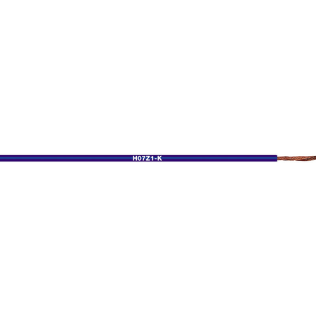 Conductor H07Z1-K 1x2,5 GNYE