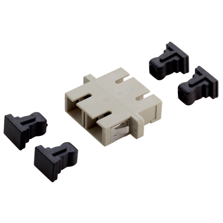 Accesoriu fibra optica GOF Adapter Duplex SC SM APC GR /4PC