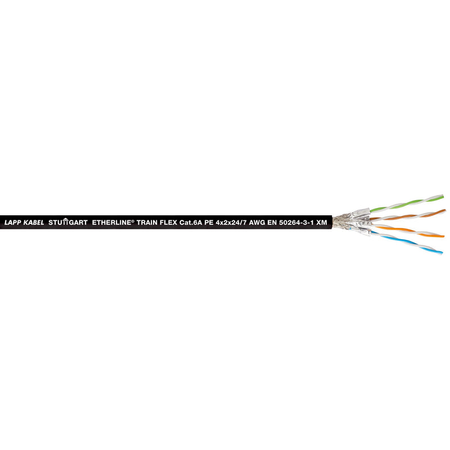 Patchcord ETHERLINE TRAIN FLEX Cat.6A 4x2x24/7 PE