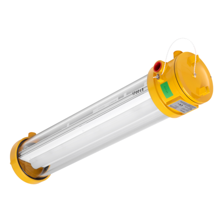 Lampa cilindrica pentru iluminare zone EX , lampa ATEX KRATEX HE 0.6 20-840 ET GLASS 3X2.5