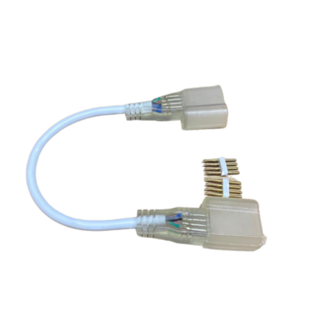 CLEMA CONECTOR CU FIR DE IMBINARE NEON FLEX RGB 15X26MM