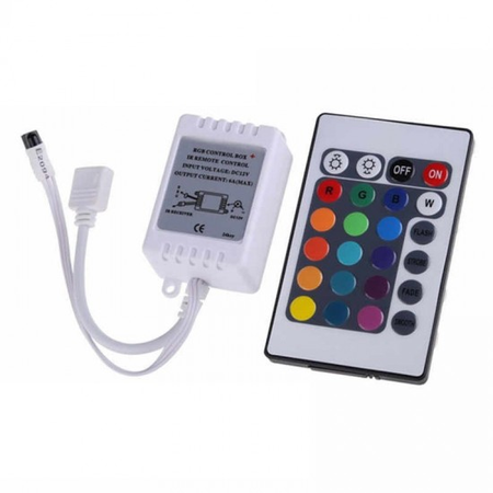 Controller banda led rgb, 12v, 72w, telecomanda ir 24 taste