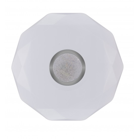 Plafoniera LED diamant cu inel decorativ, Ø400, 24W, 1680Lm, 6500k