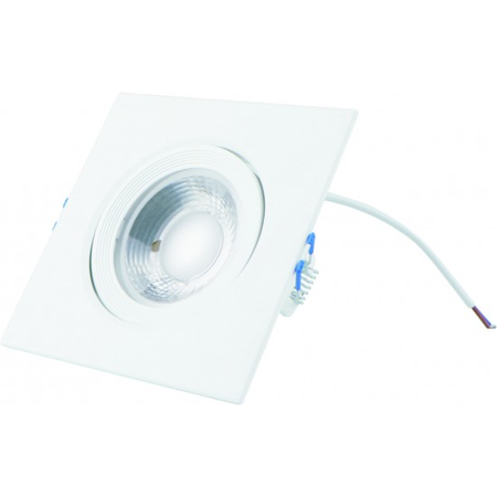 Spot Led COB Patrat alb, 5W=40W, 6500K, lumina rece