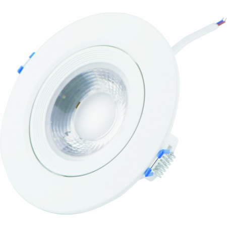 Spot led cob rotund alb, Ø95, 5w=40w, 6500k, lumina rece