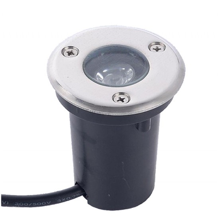 Spot LED pardoseala 1W=5W, Ø65mm, 6400K, lumina rece