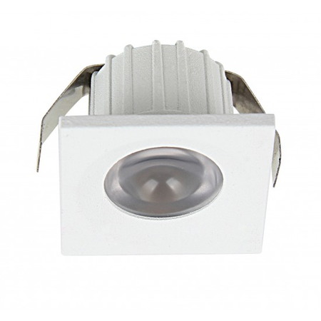 Spot led patrat pentru mobila, 35x35mm, 3w 4100k, lumina neutra