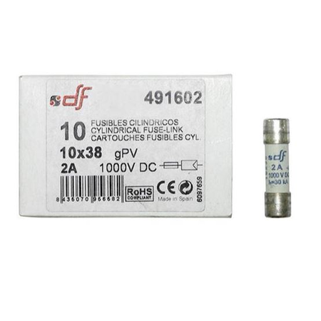 Siguranta fuzibila curent continuu ch ch10x38 gpv 6a/1000v dc