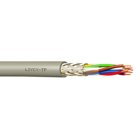 Cablu de comandă ecr. pt. ind. elecronică LiYCY 2x2x0.5