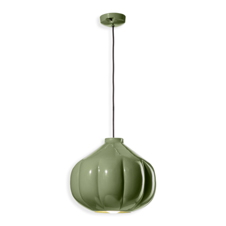 SOSPENSIONE GRANDE / LARGE PENDANT DECO AFOXÉ FINISH VSA - VERDE SALVIA C2641