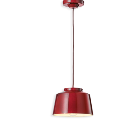 Lustra, lampa suspendata retro 50's finish bor - bordeaux c2000