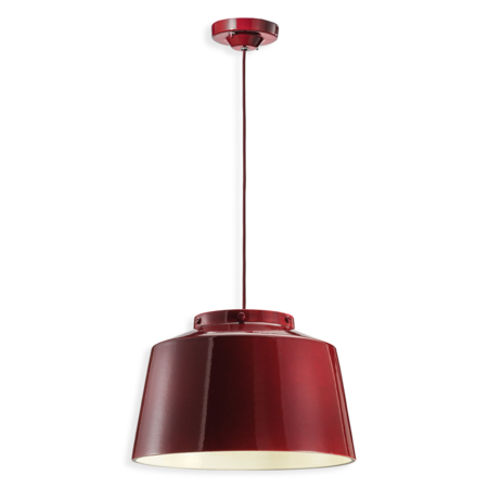 Lustra, lampa suspendata RETRO 50\'S FINISH BOR - BORDEAUX C2001