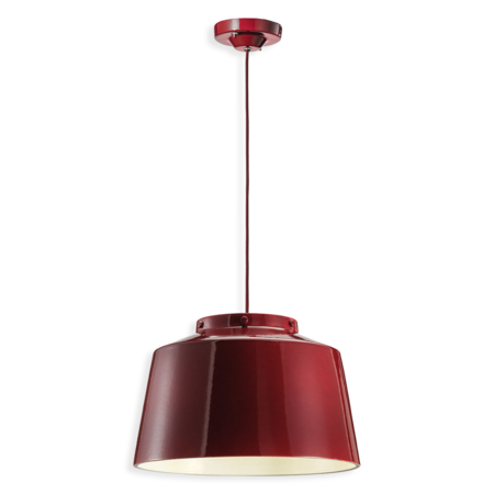 Lustra, lampa suspendata retro 50's finish bor - bordeaux c2001