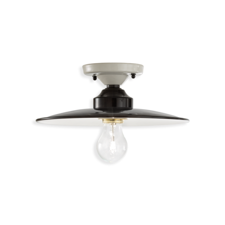 PLAFONIERA D.25 / CEILING LAMP D.25 RETRO B&W FINISH - C1613