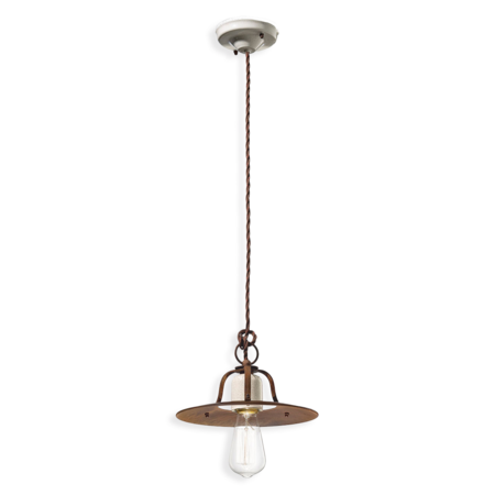 SOSPENSIONE ANTICATA D.25 / PENDANT D.25 RETRO GRUNGE FINISH 18 - CRAQUELÉ C1431