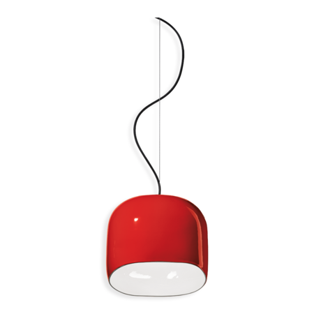 SOSPENSIONE PICCOLA / SMALL PENDANT DECO AYRTON FINISH ROS - ROSSO C2550