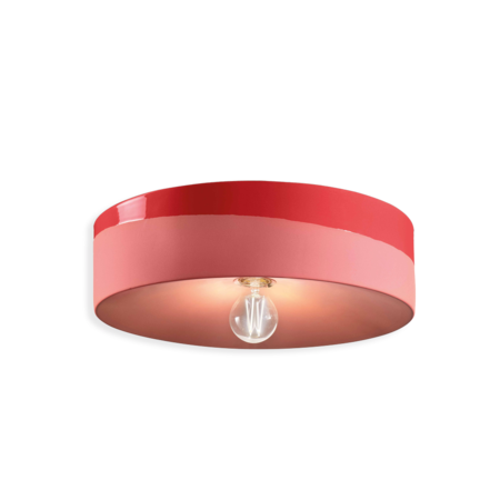 PLAFONIERA D.40 / CEILING LAMP D.40 DECO PI FINISH ROC - ROSSO CORALLO C1792