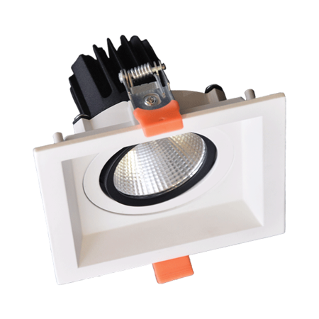 SPOT LED PATRAT REGLABIL 30W 230V 4000K ALB