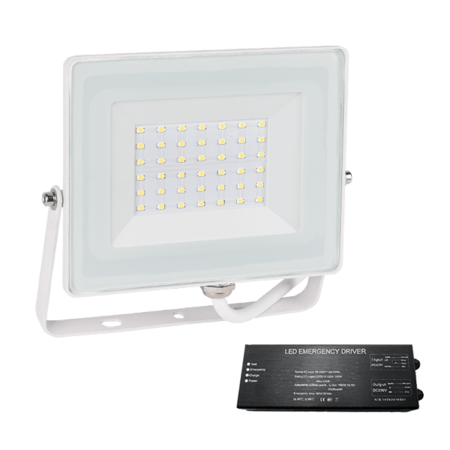 STELLAR HELIOS PROIECTOR LED 30W 4000K ALB+ KIT EMERGENTA