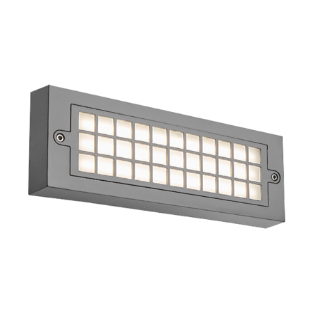 SPOT LED DE FATADA GRF300 6W 4000K IP65 GRI