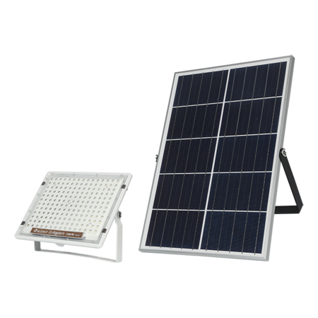 Proiector led solar cu panou solar portabil 200w ip54