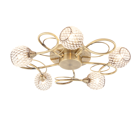 Plafoniera Aherne 5lt semi flush