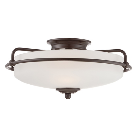 Plafoniera Griffin 3 Light Flush Mount