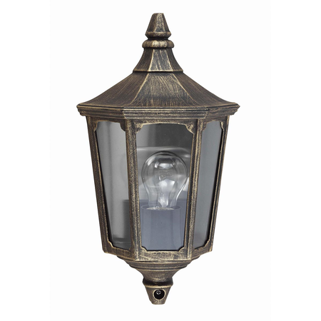 Aplica cricklade 1 light half lantern