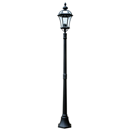 Stalp decorativ pentru exterior, iluminat gradini parcuri, Ledbury 1 Light Lamp Post