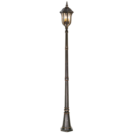 Stalp decorativ pentru exterior, iluminat gradini parcuri, baton rouge 4 light lamp post