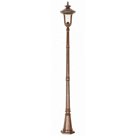 Stalp decorativ pentru exterior, iluminat gradini parcuri, chicago 1 light medium lamp post