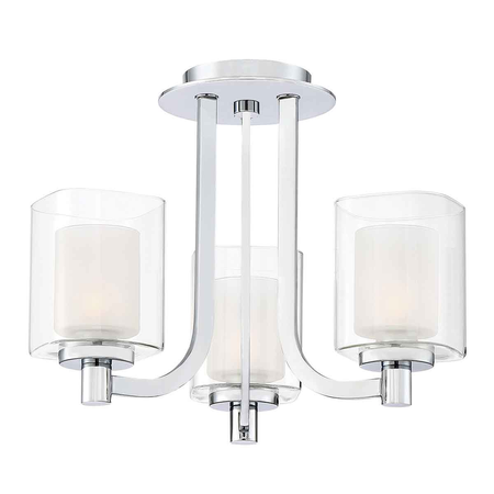 Plafoniera kolt 3 light semi-flush mount