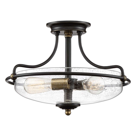 Plafoniera Griffin 3 Light Semi-flush Mount