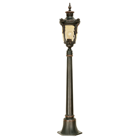 Pitic pentru gradina Philadelphia 1 Light Medium Pillar – Old Bronze