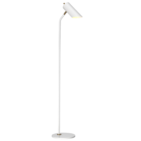 Lampa de podea Quinto 1 Light Floor Lamp – White Aged Brass