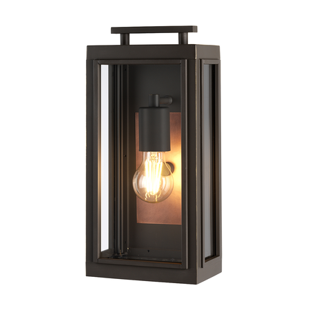 Aplica pentru exterior Sutcliffe 1 Light Wall Lantern – Oil Rubbed Bronze