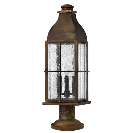 Elstead-lighting Pitic pentru exterior bingham 3 light pedestal