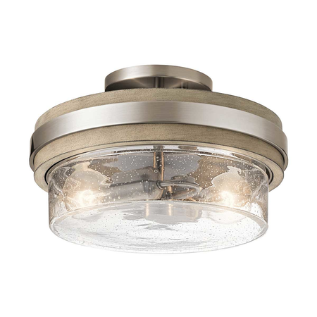 Plafoniera Grand Bank 2 Light Semi-Flush Mount